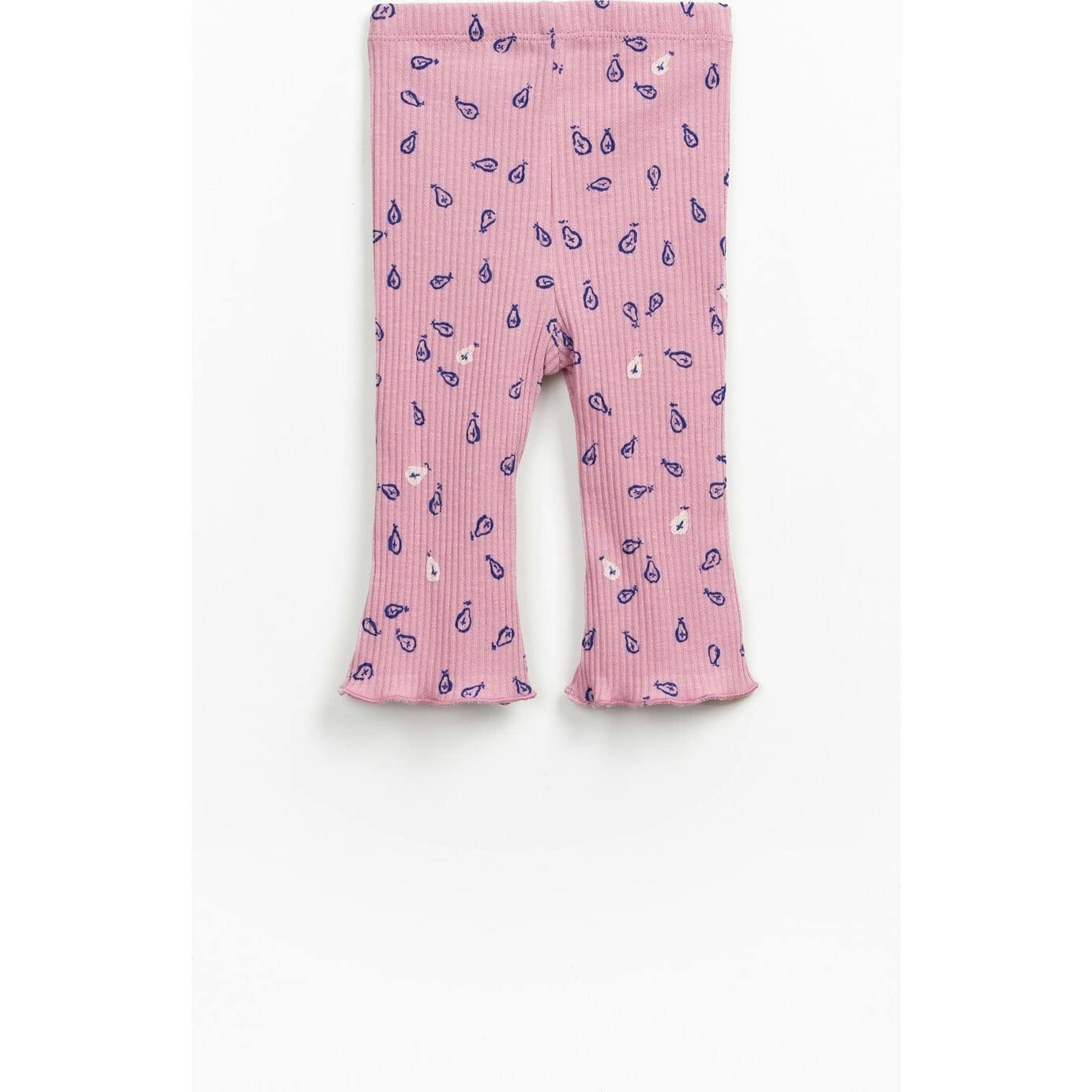 Ribbed Pear Print Leggings