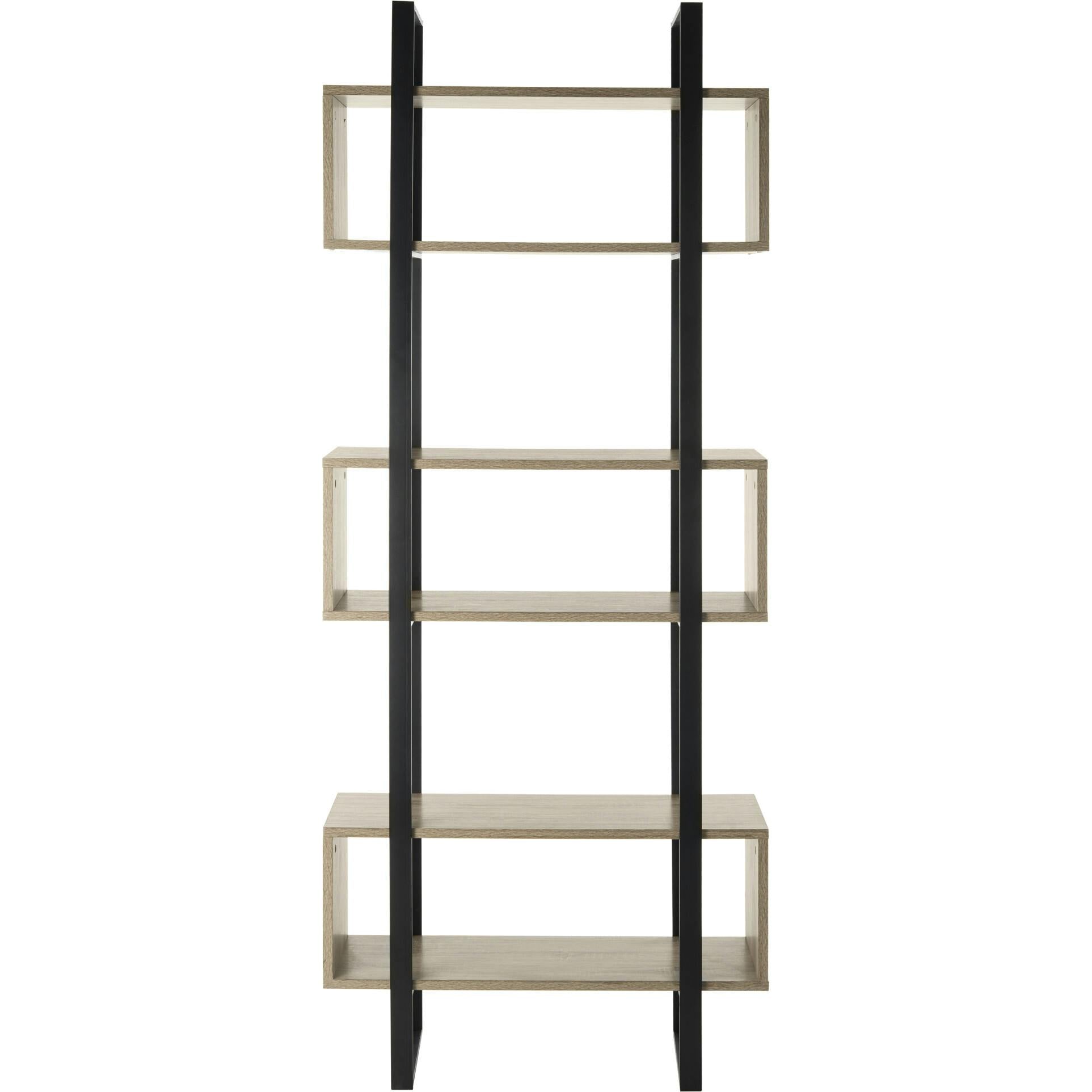 Adhara Retro Mid-Century Wood Etagere