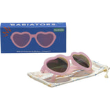 Polarized Heart: Purple Mirrored Lens