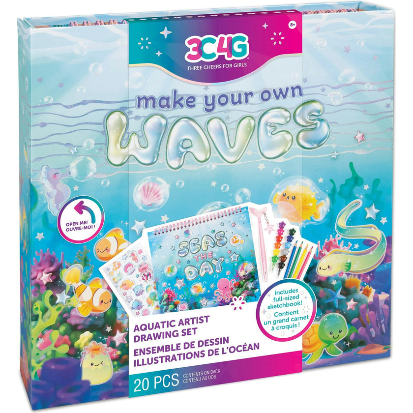 3C4G: Seas The Day! Aquatic Artist Drawing Set