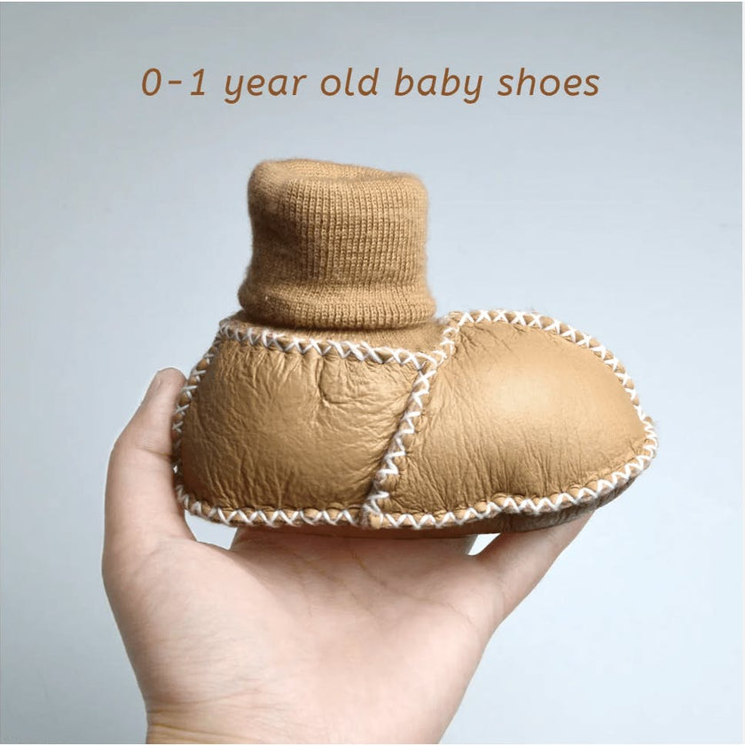 cozy booties| tan