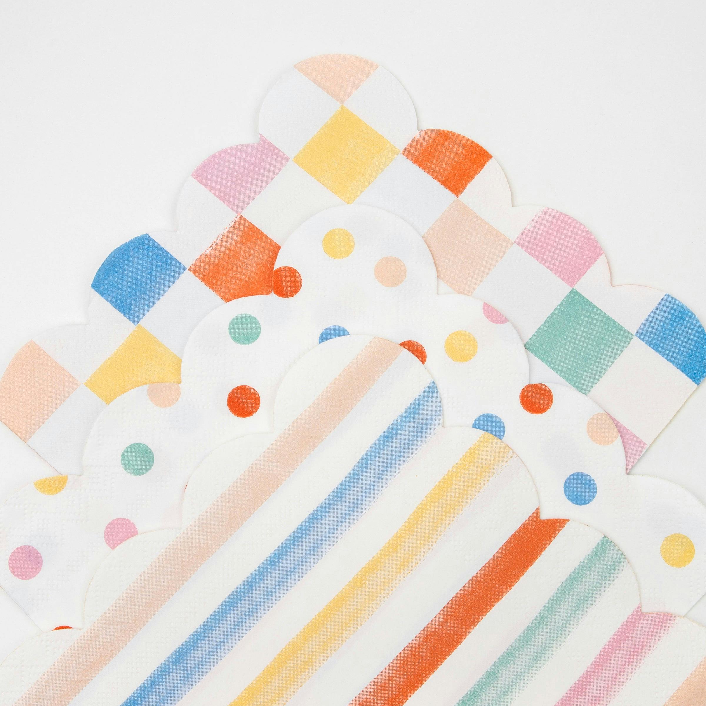 Colorful Pattern Small Napkins