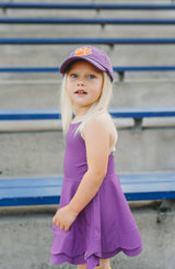 Officially Licensed Clemson Tigers Bow Baseball Hat (Baby/Toddler)