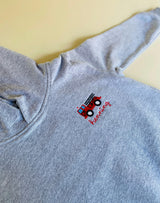 Little Kid Fire Truck Pullover Hoodie - Personalized