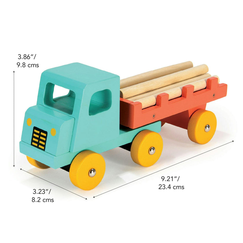 Teal Timber Truck