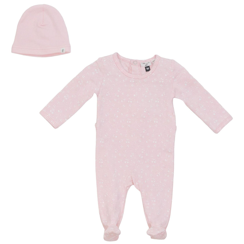 Cherry Leaf Printed Onesie