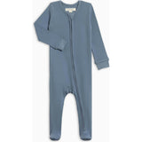 Kit Ribbed Zipper Sleeper - Sea