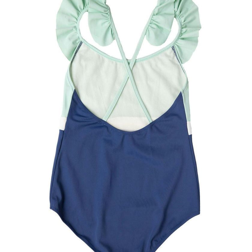 Coco One Piece Swimsuit Spaceblue and mint