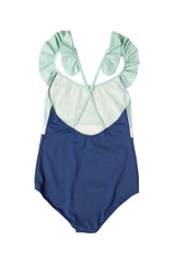 Coco One Piece Swimsuit Spaceblue and mint