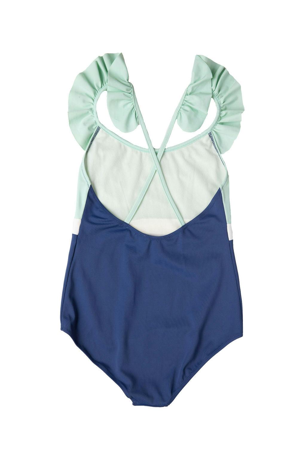 Coco One Piece Swimsuit Spaceblue and mint