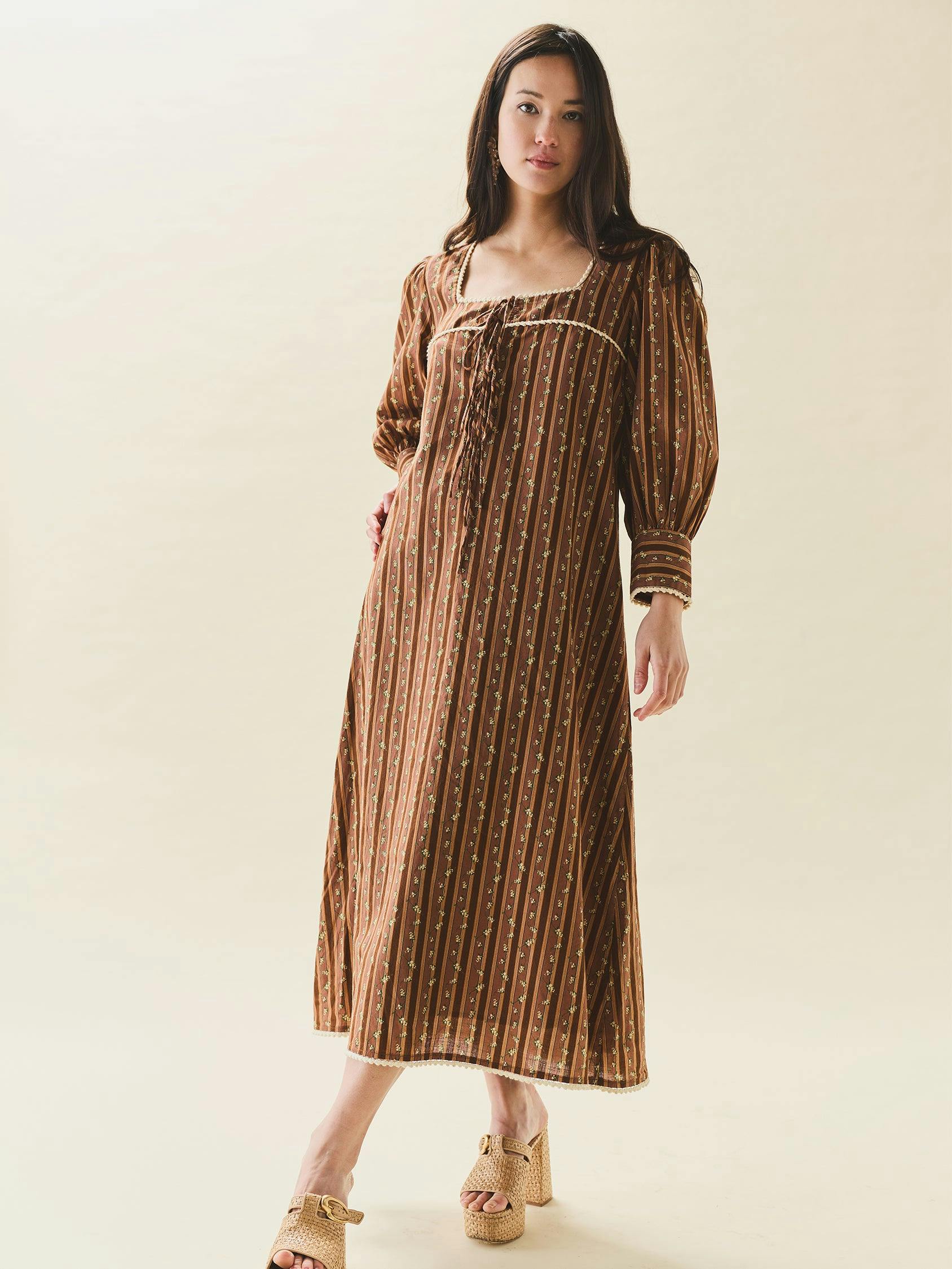 Tara Dress, Fresh Garden Floral