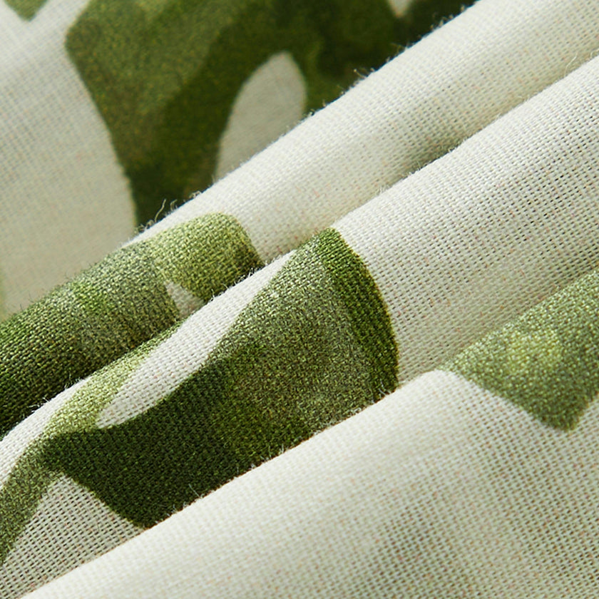 Island Leaf Ruffle Dress & Bloomers
