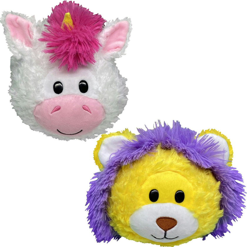 FlipaZoo Magic Tails White to Yellow - 2-In-1 Animal Plush w/ Bonus 3" Baby Org