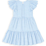 Stripe Knit Dress With Heart Cherries
