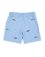 Jr. Cord Short W/Embroidered Fishing Lures