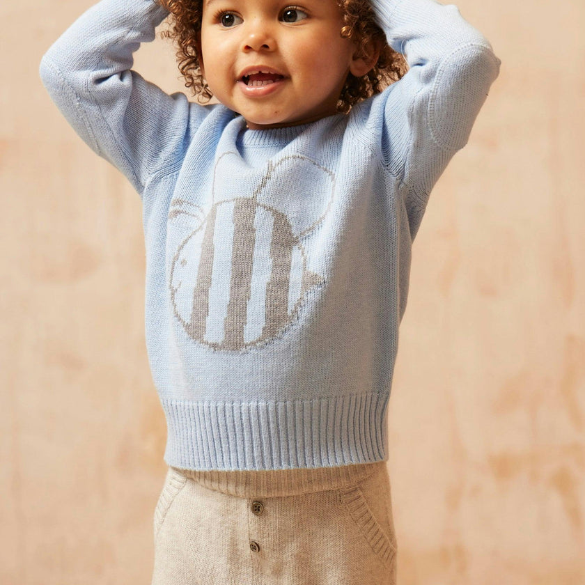 Baby Pants with Knee Pads | Grey