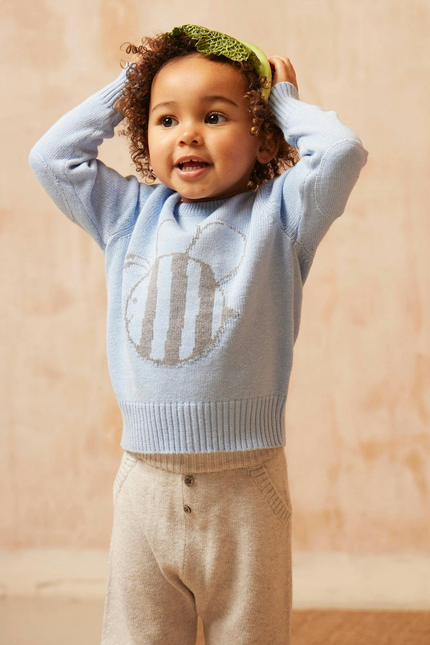 Baby Pants with Knee Pads | Grey