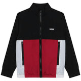 Black & Red Zip-Up Jacket