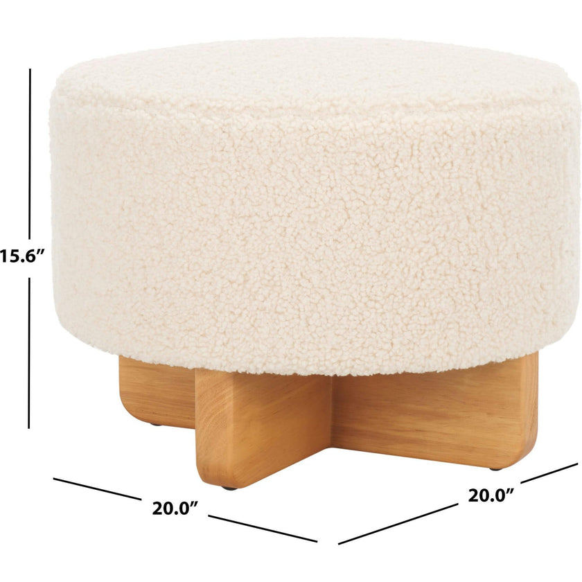 Riah Faux Shearling Round Otto