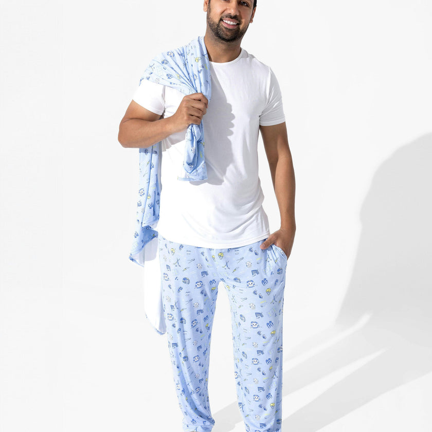 Hockey Bamboo Men's Pajama Set