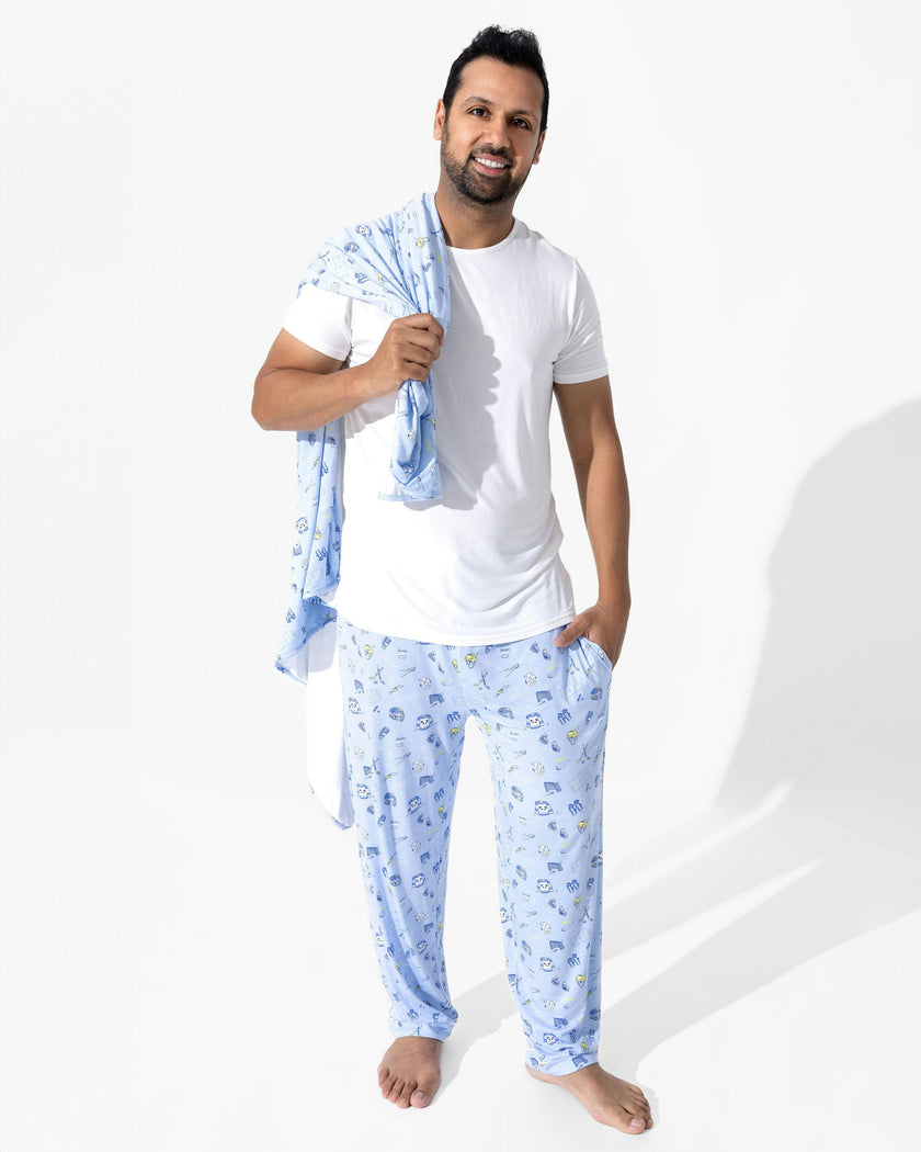 Hockey Bamboo Men's Pajama Set