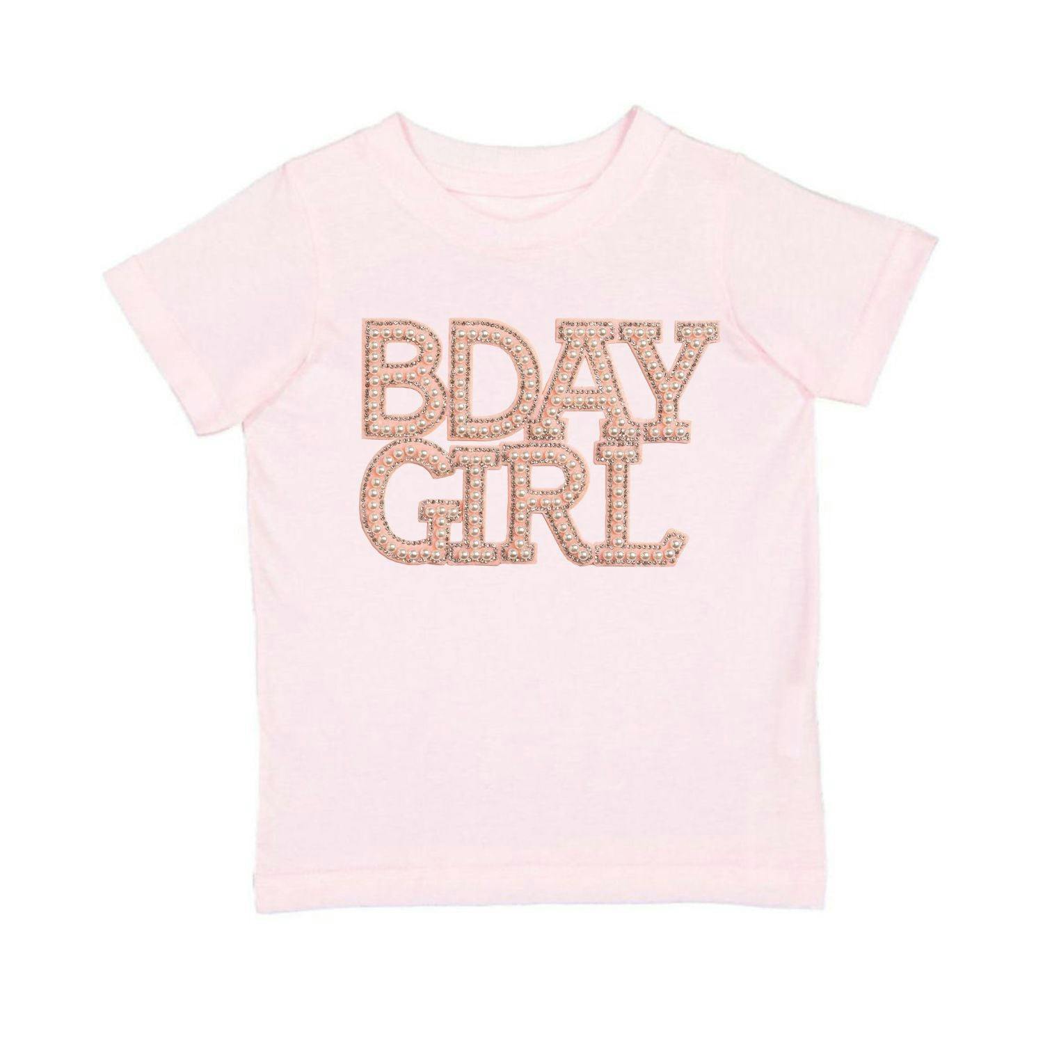 Pearl BDay Girl Patch Short Sleeve T-Shirt - Ballet