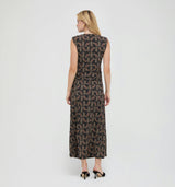 The Sloane Dress -  Duke Paisley Black
