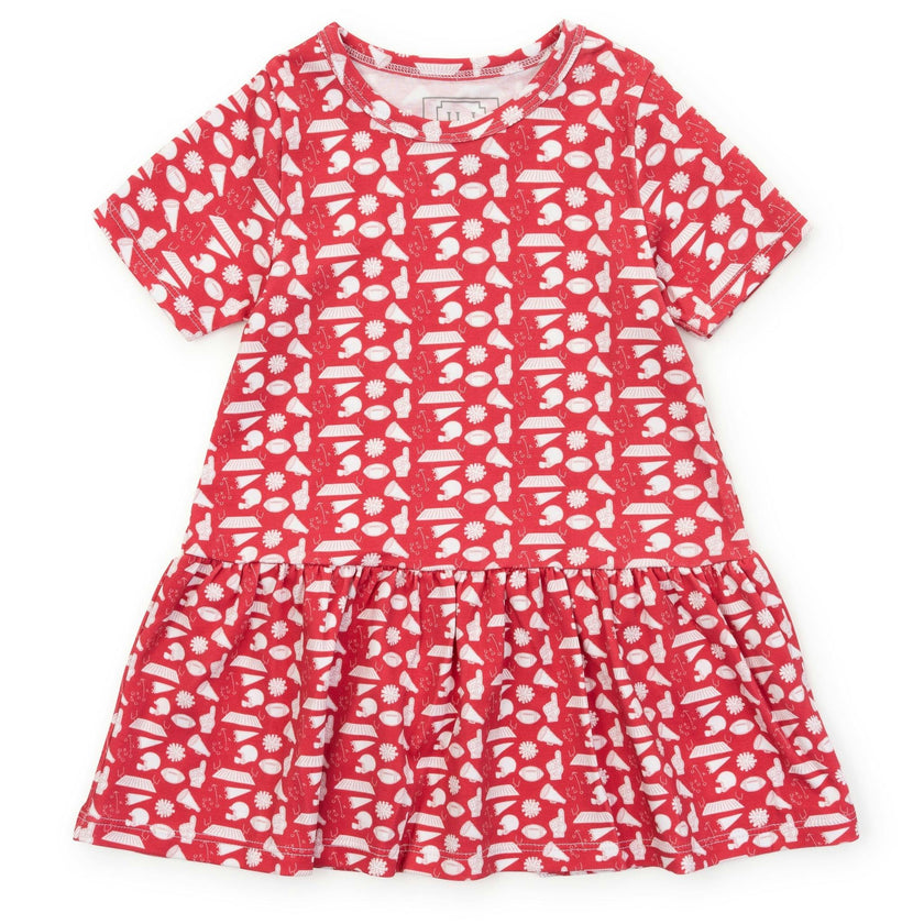 Lottie Girls' Dress - Pep Rally Red