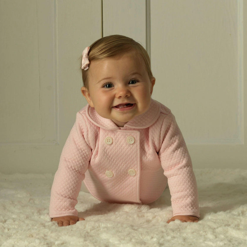 Pink Pima Quilted Jacket