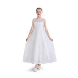 White Auresta Lace Sleeveless Dress