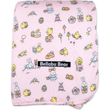 Easter Pink Bamboo Sherpa Blanket