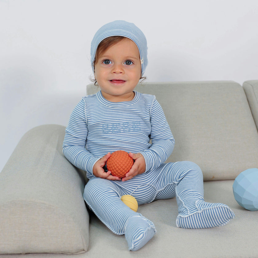 BEBE Embroidered Brushed Onesie