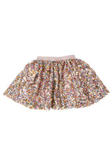 Sequins Skirt with Elastic Waistband