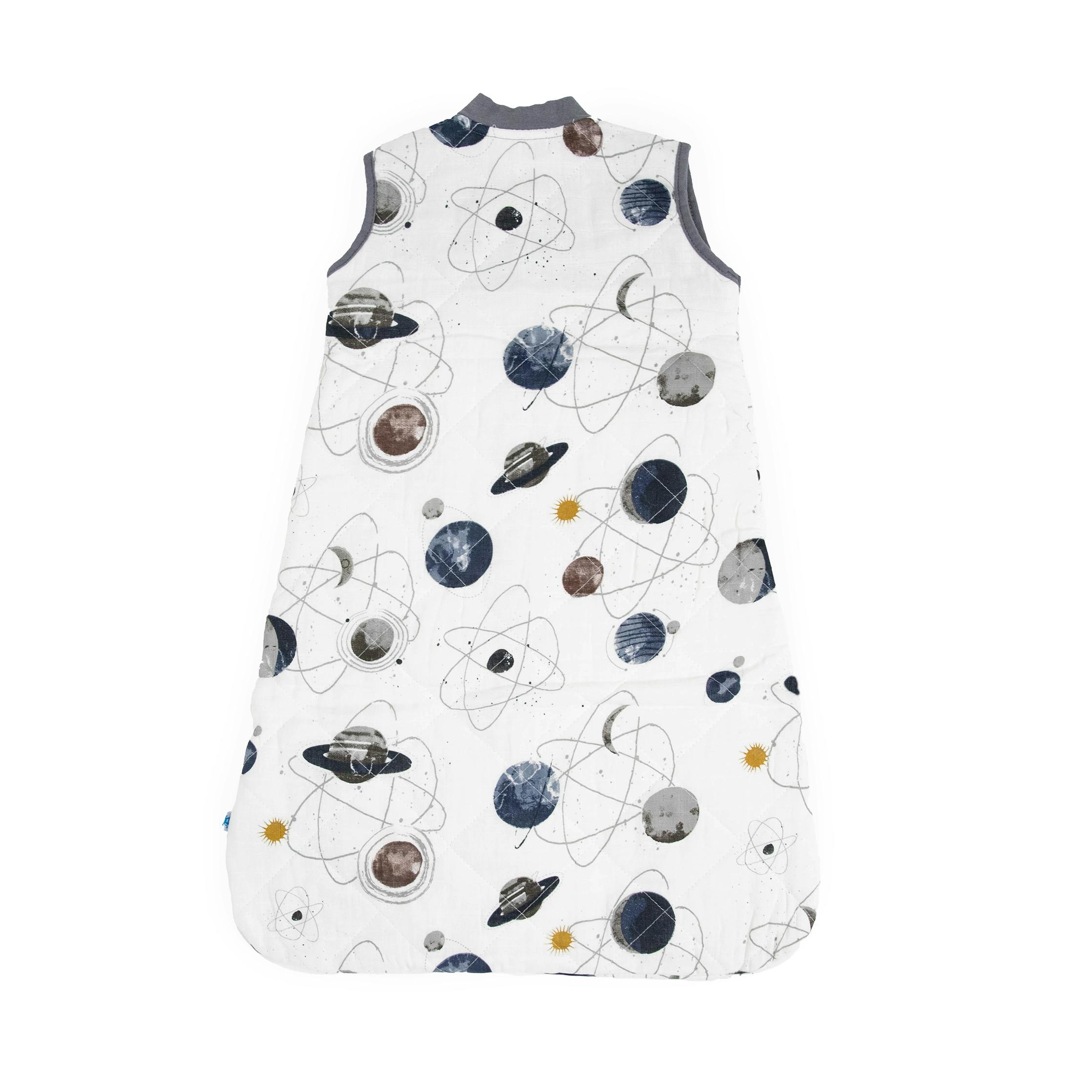 Cotton Muslin Quilted Sleep Bag - Planetary