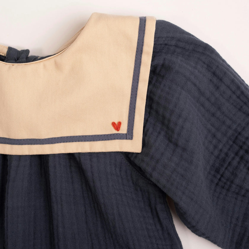 Mariner Belle Dress in Navy