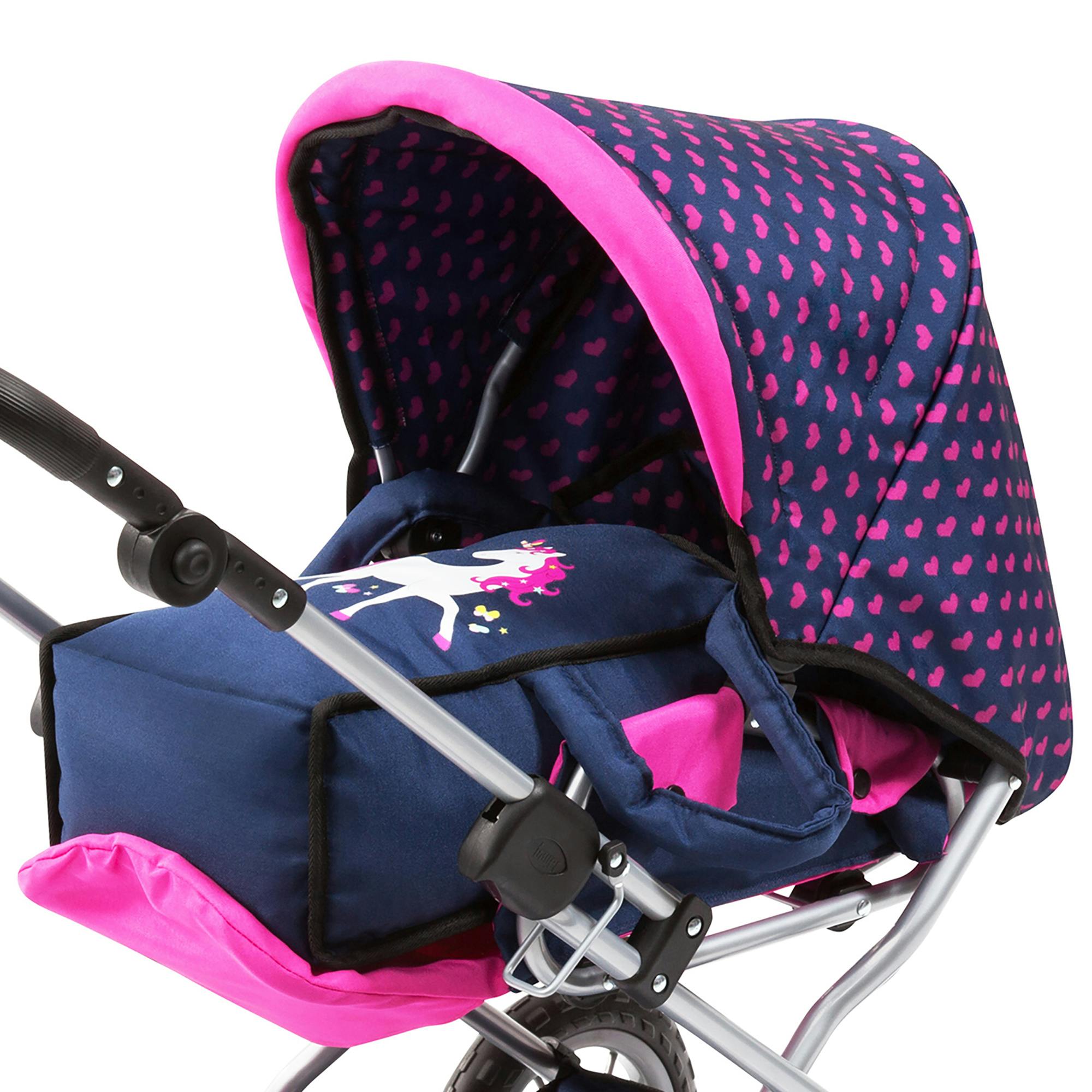 Bayer Design Dolls: Combi Grande Set - Navy, Pink, Unicorn