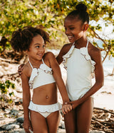 Anna Swim Pants Ivory & Terracotta