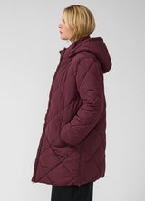 Grow with You Longline Maternity Puffer Jacket