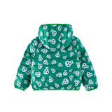 Ryan Reversible Puffer Hood Zipper Down Jacket