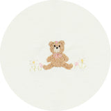 Pima Embroidered Pajama Set in Flower Bear