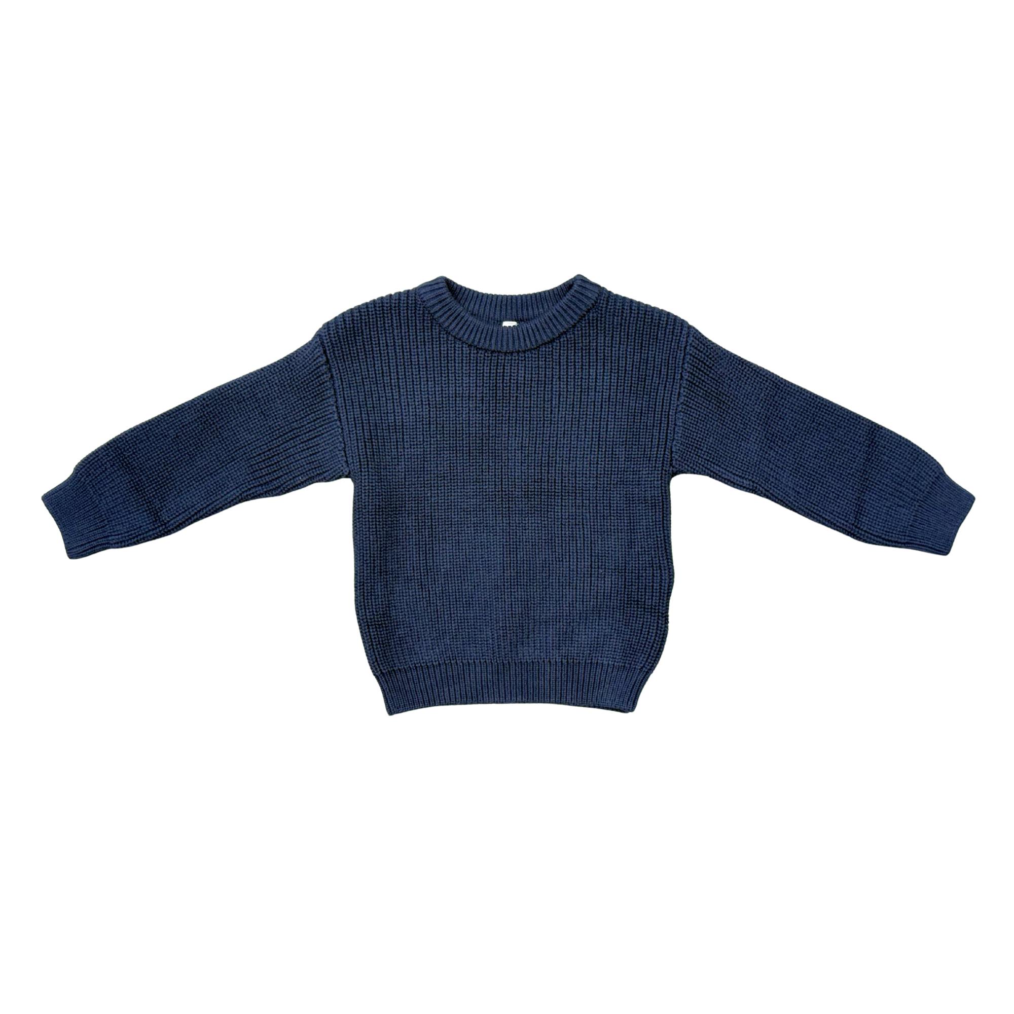 Knit Sweater in Navy