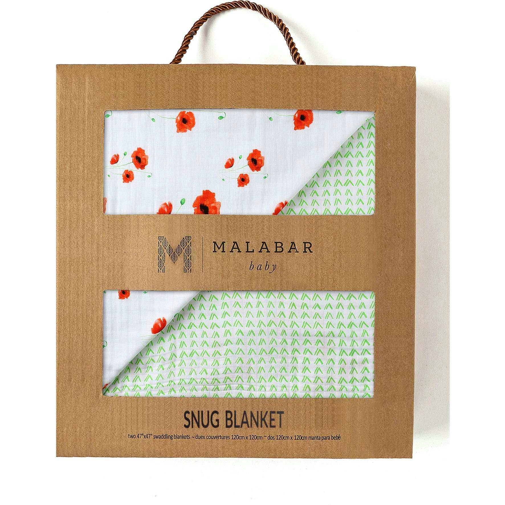 Organic Muslin Four-Layer Reversible Snug Blanket