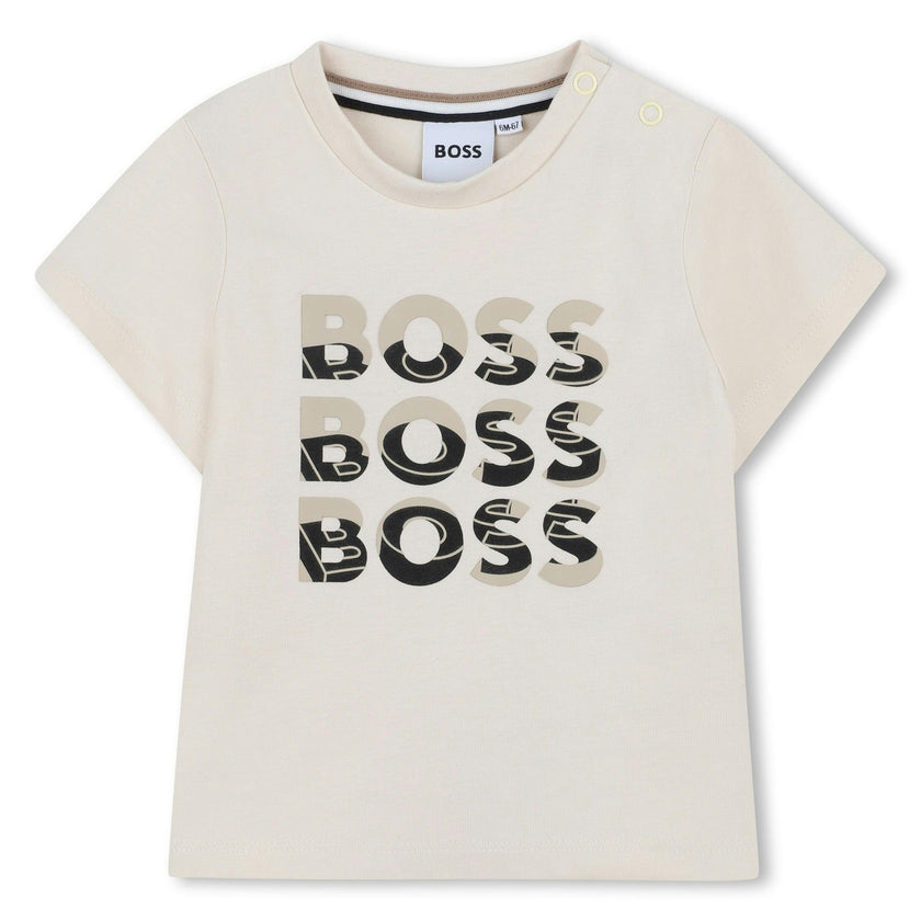 Sand Dark Overlay Logo T-Shirt