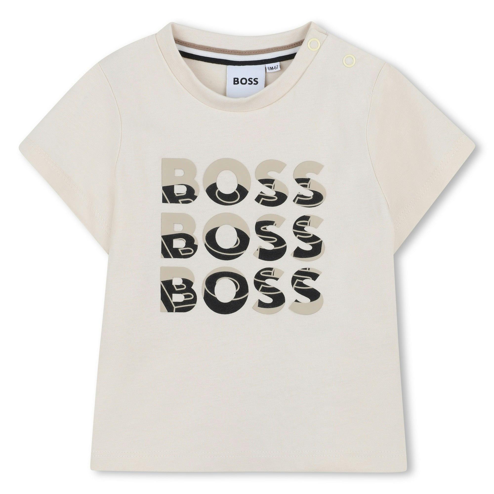 Sand Dark Overlay Logo T-Shirt