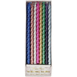Multi Metallic Twisted Candles