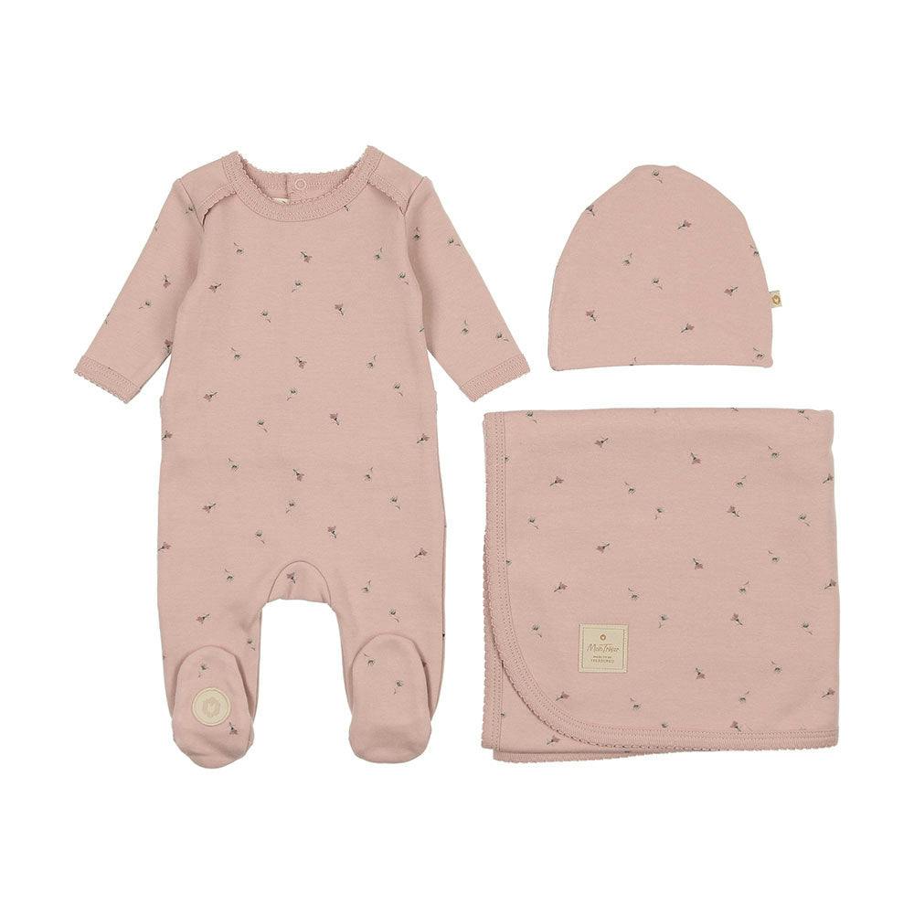 Plush Print Layette Set
