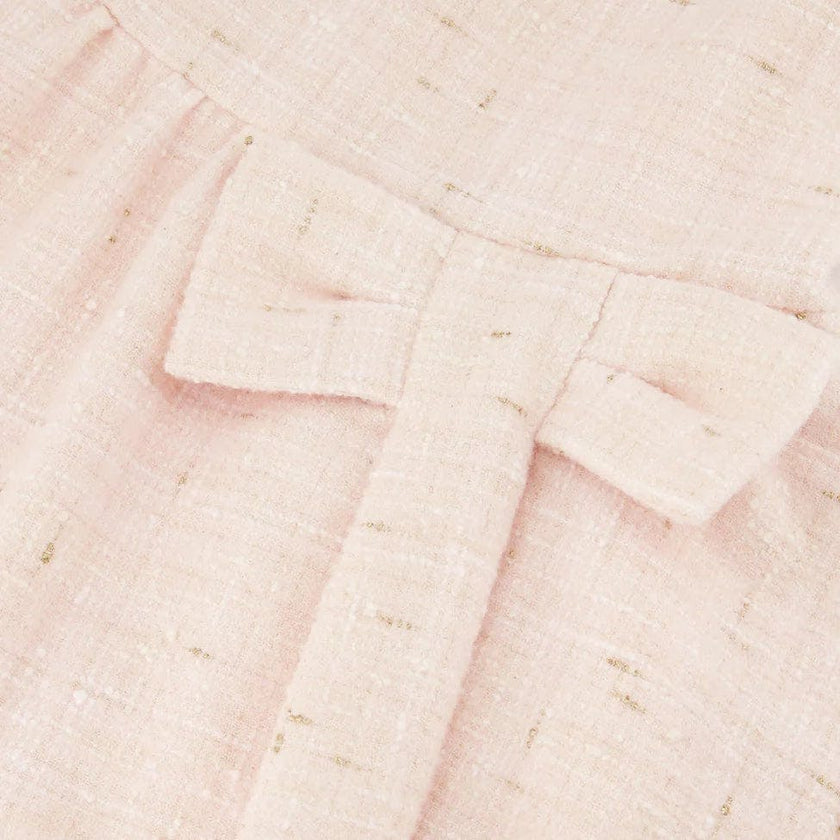TARTINE ET CHOCOLAT Golden Pale Rose Party Dress
