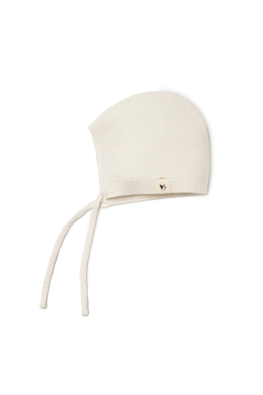 Cozy Acrylic Cotton Blend Knitted Bonnet