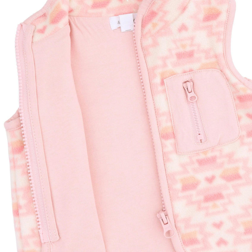 Southwest Micro Fleece - Zip Vest