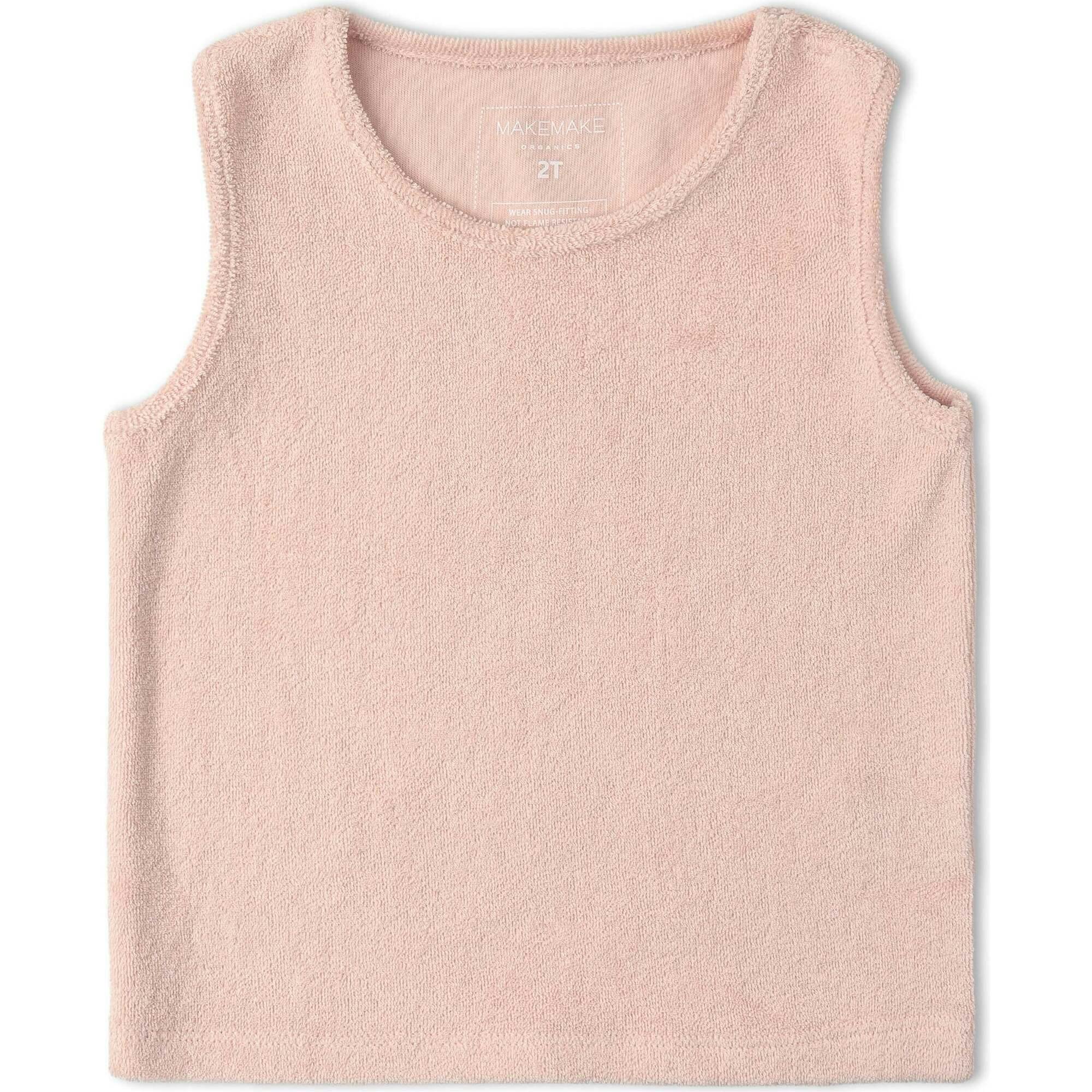 Organic Sleeveless Tee & Shorts Set - Blush